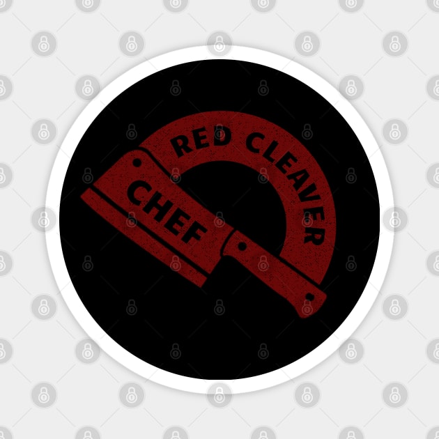 Red Cleaver Chef Magnet by Kaybi76